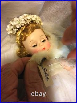 Collectible Rare Vintage 1950s #383 By Madame AlexanderWendy Bridal Doll