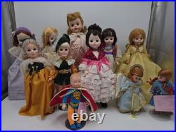 Collection Lot Of 11 Madame Alexander Dolls W Stands Prince Charming Opera+++