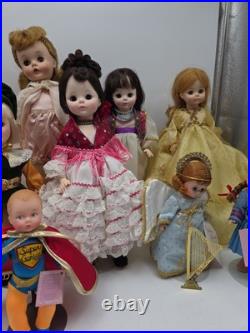 Collection Lot Of 11 Madame Alexander Dolls W Stands Prince Charming Opera+++