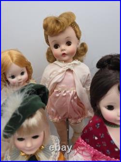 Collection Lot Of 11 Madame Alexander Dolls W Stands Prince Charming Opera+++