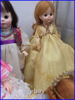 Collection Lot Of 11 Madame Alexander Dolls W Stands Prince Charming Opera+++