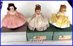 Complete Set of 6 Little Women 8 Madame Alexander Dolls 1960s with Stands & Boxes