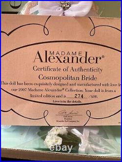 Cosmopolitan Bride Madame Alexander 2007 #274 Of 400 NRFB