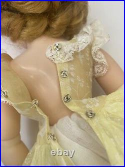 EXQUISITE Vintage Madame Alexander Cissy In VHTF RARE N/M Organdy Bird Sundress
