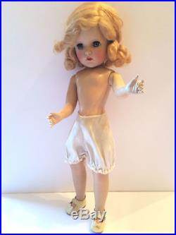Early 17 Vintage Beautiful Hard Plastic Mohair MADAME ALEXANDER BRIDE Doll