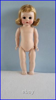 Early Madame Alexander-Kin 1953 Heavier Body Strung Doll SLNW in School Outfit