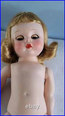 Early Madame Alexander-Kin 1953 Heavier Body Strung Doll SLNW in School Outfit