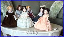 Elegant Dolls by Madame Alexander Six of The First Ladies Series Two 12 Clean