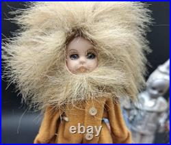 FULL SET! Porcelain Madame Alexander Oz Dolls Scarecrow Tin Man Dorothy Lion