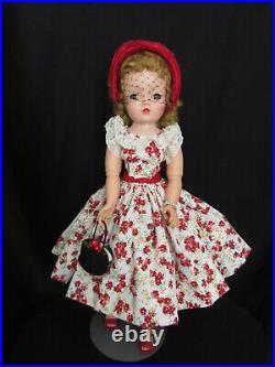 Flower Romance Lovely Madame Alexander Blond Cissy Doll 1950's