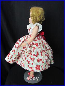 Flower Romance Lovely Madame Alexander Blond Cissy Doll 1950's