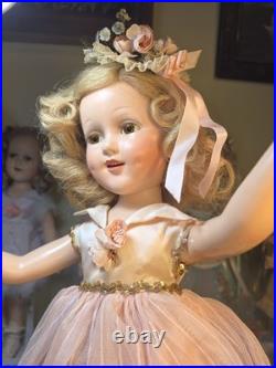 GORGEOUS! Madame Alexander 18 Sonja Henie Composite Skater 1930s Doll Tagged