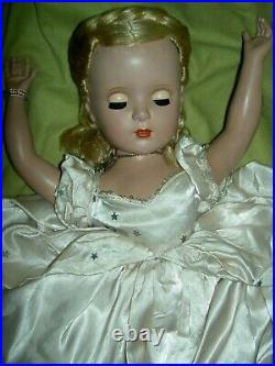 Gorgeous 1950 hard plastic, tagged Mme. Alexander 18 CINDERELLA doll, EXCELLENT