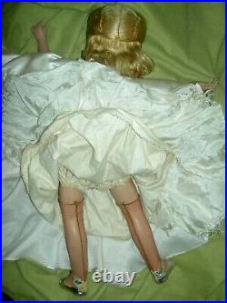 Gorgeous 1950 hard plastic, tagged Mme. Alexander 18 CINDERELLA doll, EXCELLENT