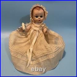 Gorgeous 7.5 inch 1950's Madame Alexander-Kins Doll In Darling Dress