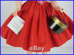Gorgeous Brunette Cissy doll in 1958 Red with Buttons Ensemble Original & Minty