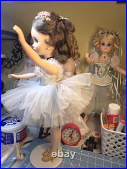 Gorgeous! Madame Alexander 17 Retired 1966 Dark Eyed Elise Ballerina All Orig