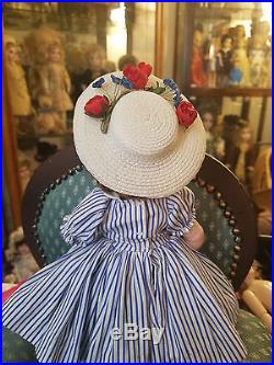 Gorgeous early vintage Lissy Doll in rare Striped outfit by Madame Alexander