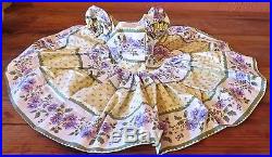 HTF 1956 Vtg Madame Alexander Cissy DRESS withPuffed Sleeves Rhinestones One Owner