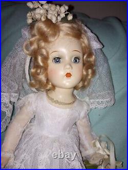 HTF Antique Madame Alexander 1942 FAO Scwartz Trousseau Set & 2 Dolls