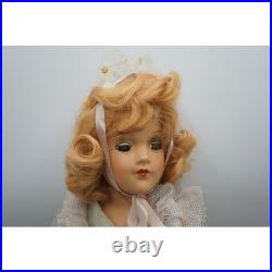 Hard Plastic Bride Doll Sleep Eyes (Possible Madame Alexander / Mary Hoyer)