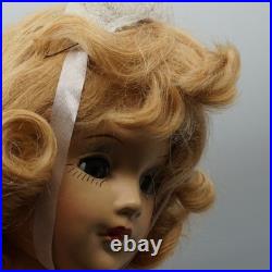 Hard Plastic Bride Doll Sleep Eyes (Possible Madame Alexander / Mary Hoyer)