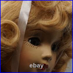 Hard Plastic Bride Doll Sleep Eyes (Possible Madame Alexander / Mary Hoyer)