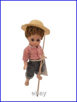 Huckleberry Finn Madame Alexander Doll New In Box With Hat & Fishing Pole