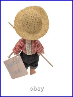 Huckleberry Finn Madame Alexander Doll New In Box With Hat & Fishing Pole