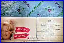 Huckleberry Finn Madame Alexander Doll New In Box With Hat & Fishing Pole