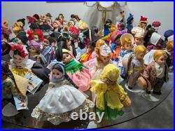 Huge Lot of 69 Vintage Madame Alexander 8 Dolls Been on Display W Bonus Extras