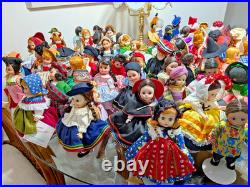 Huge Lot of 69 Vintage Madame Alexander 8 Dolls Been on Display W Bonus Extras