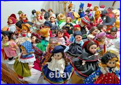 Huge Lot of 69 Vintage Madame Alexander 8 Dolls Been on Display W Bonus Extras