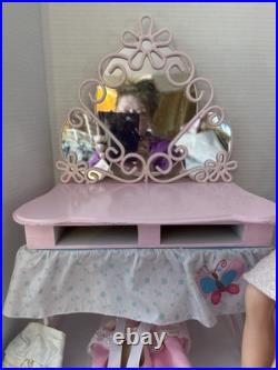 Jackie Kennedy Madame Alexander 3cases Vanity&chair2outfits Beautiful Set-rare
