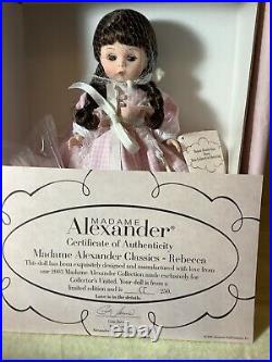 LE Madame Alexander Doll 8 In Rebecca #38210 From 2003 /Collectors United. New
