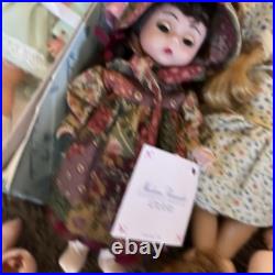 LOT Of 17 Madame Alexander Dolls + Doll Parts Clothes Shoes Repair Kit PLS READ