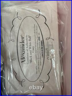 Large Madame Alexander 21 Cissy Doll Black & White Ball 28430 Limited 500 Mint