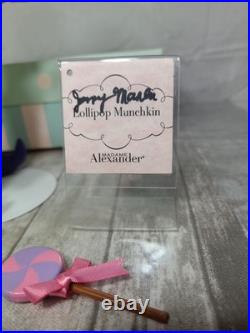 Lollipop Munchkin #45535 Madam Alexander Doll, Jerry Maren Autographs, Orig Box