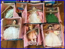 Lot 13 Madame Alexander Dolls New in box HEIDI Scarlett Gone with the Wind Bride
