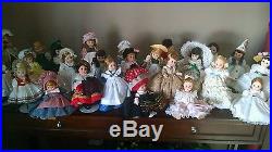Lot 25 Madame Alexander Dolls 8 Made in USA. 1970's to 1990's
