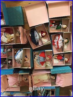 Lot 25 Madame Alexander Dolls New in box, Rebecca, Juliet, Antony, Little Women