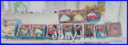 Lot Of 12 Madame Alexander Dolls 8 inch all with Stands, original Boxes & tags