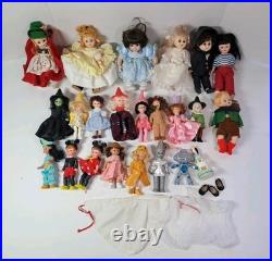 Lot Of 22 Mixed Mostly Madame Alexander Dolls Wizard Of Oz & Accessories