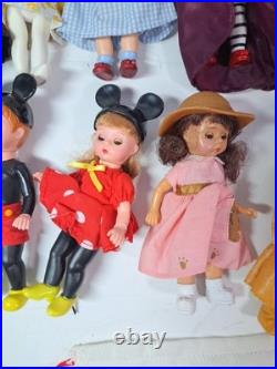 Lot Of 22 Mixed Mostly Madame Alexander Dolls Wizard Of Oz & Accessories