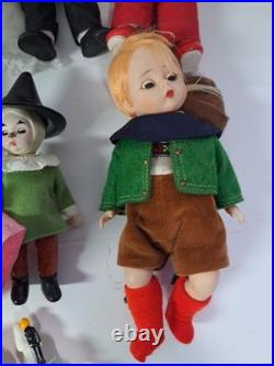 Lot Of 22 Mixed Mostly Madame Alexander Dolls Wizard Of Oz & Accessories