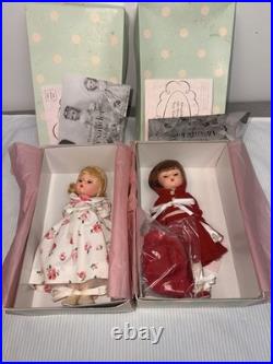 Lot Of 2 Madame Alexander Vintage Mini Porcelain Dolls Summer And Bonnet NIB