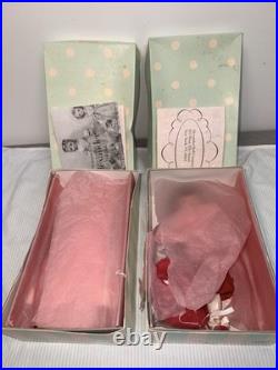 Lot Of 2 Madame Alexander Vintage Mini Porcelain Dolls Summer And Bonnet NIB