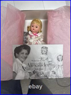 Lot Of 2 Madame Alexander Vintage Mini Porcelain Dolls Summer And Bonnet NIB