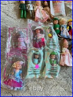 Lot Of 73 Adorable 5 Madame Alexander McDonalds Dolls, OZ, MICKEY, STORYBOOK, BRIDE