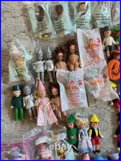 Lot Of 73 Adorable 5 Madame Alexander McDonalds Dolls, OZ, MICKEY, STORYBOOK, BRIDE